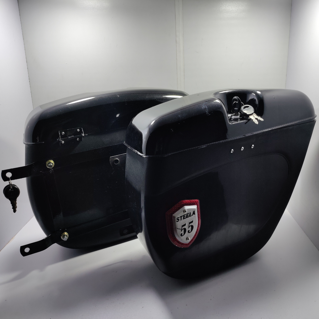 Steela without light side boxes pair for bikes