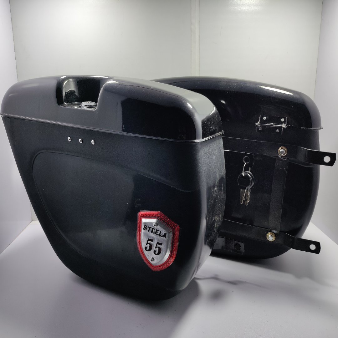 Steela without light side boxes pair for bikes