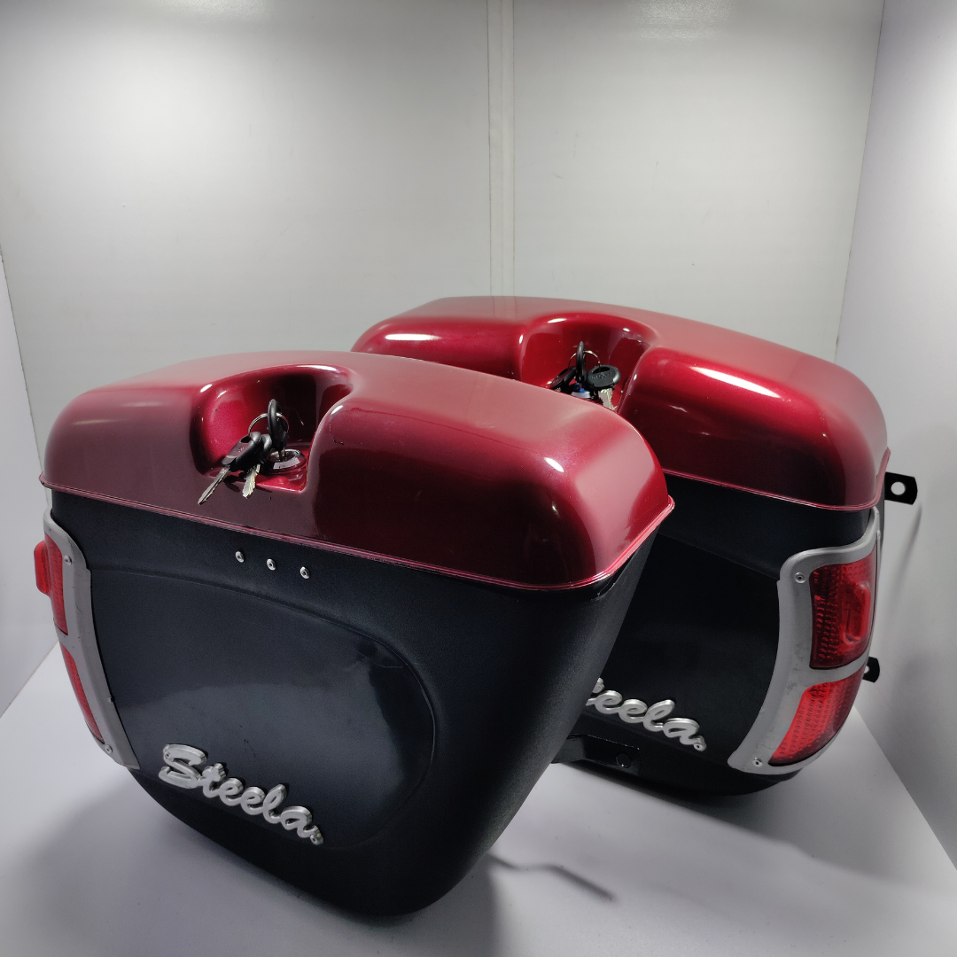 Steela side boxes pair for bikes