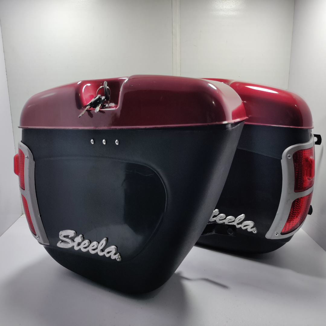 Steela side boxes pair for bikes