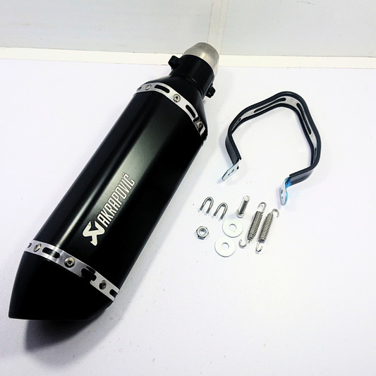 Akrapovic Matte black color exhaust for Bikes