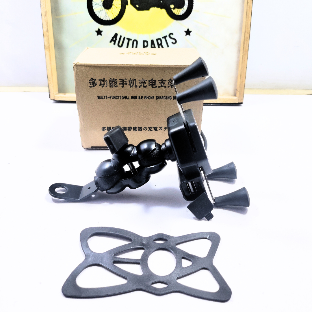 X-Shaped Mobile Holder And Charger
