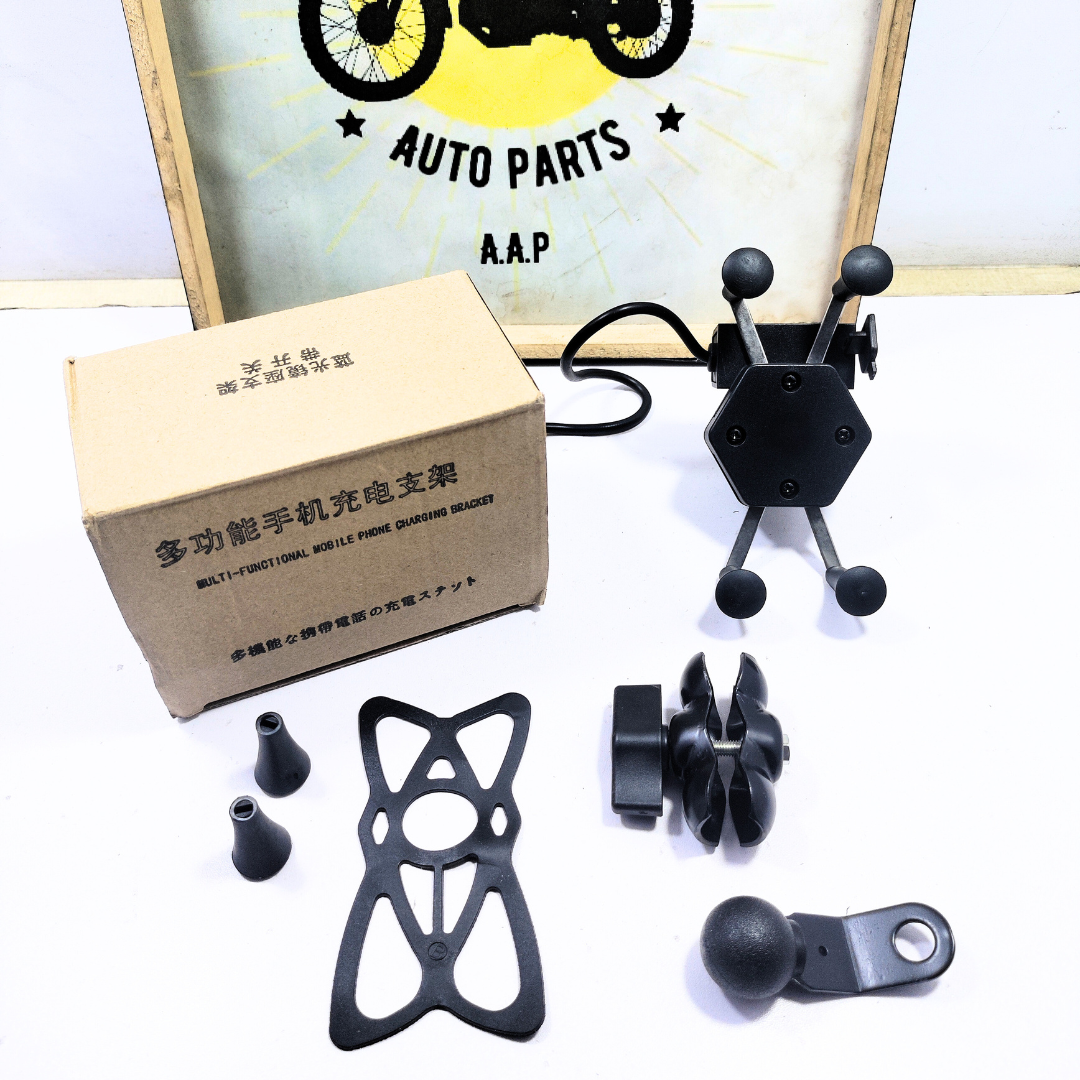 X-Shaped Mobile Holder And Charger