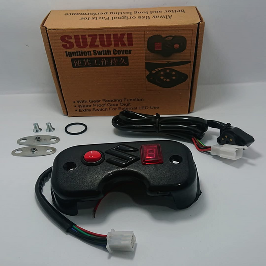 Switch cover with gear indicator for Suzuki GS-150