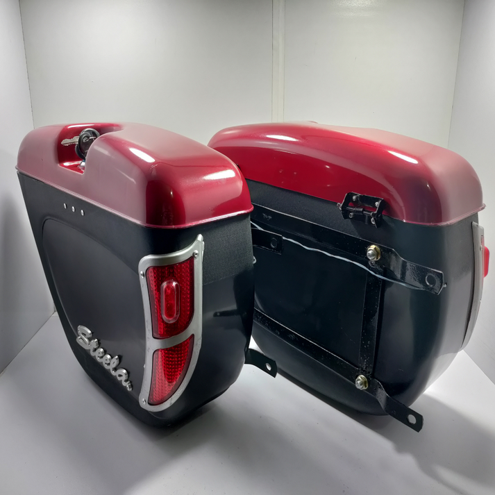 Steela side boxes pair for bikes – Alam Auto Parts