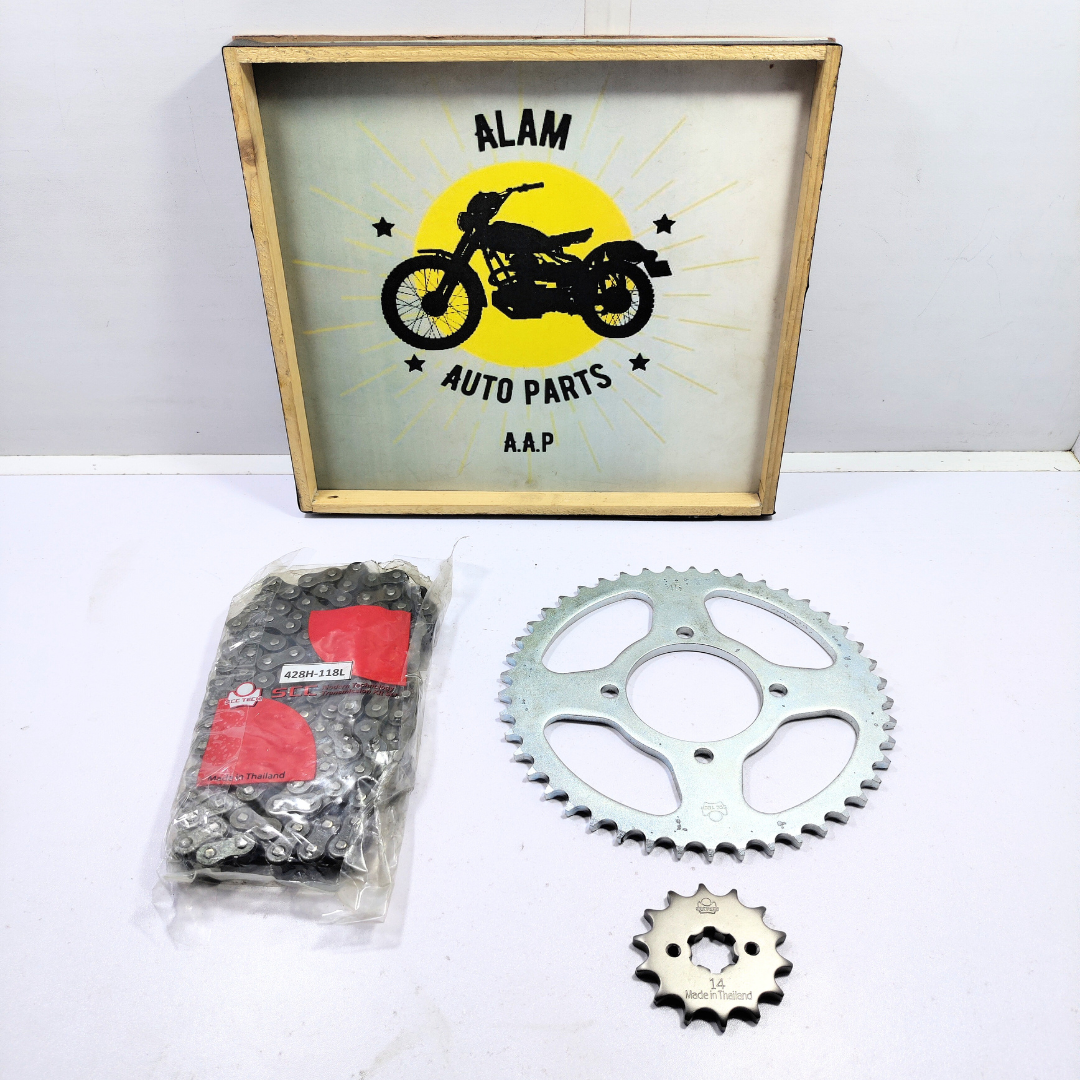 Thailand imported chain sprocket for Yamaha YBR-125