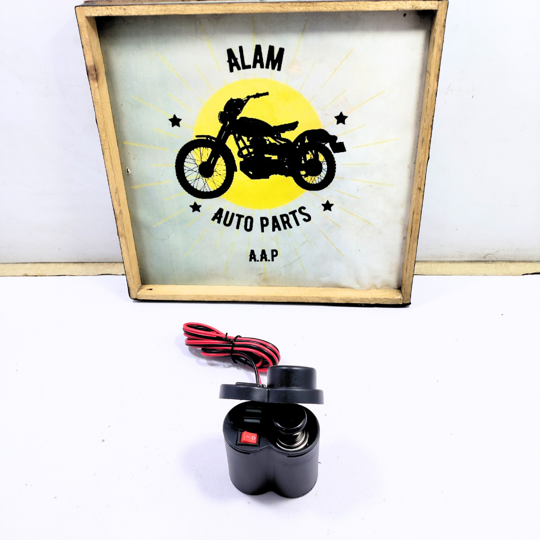 Cigarette Lighter with USB Bike Charger