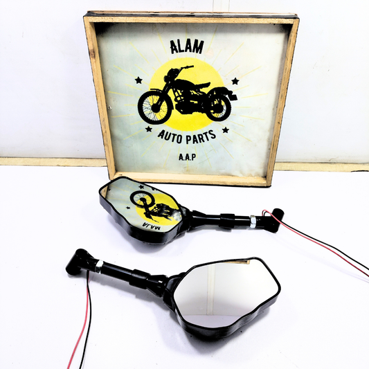 Skull LED Light Mirror