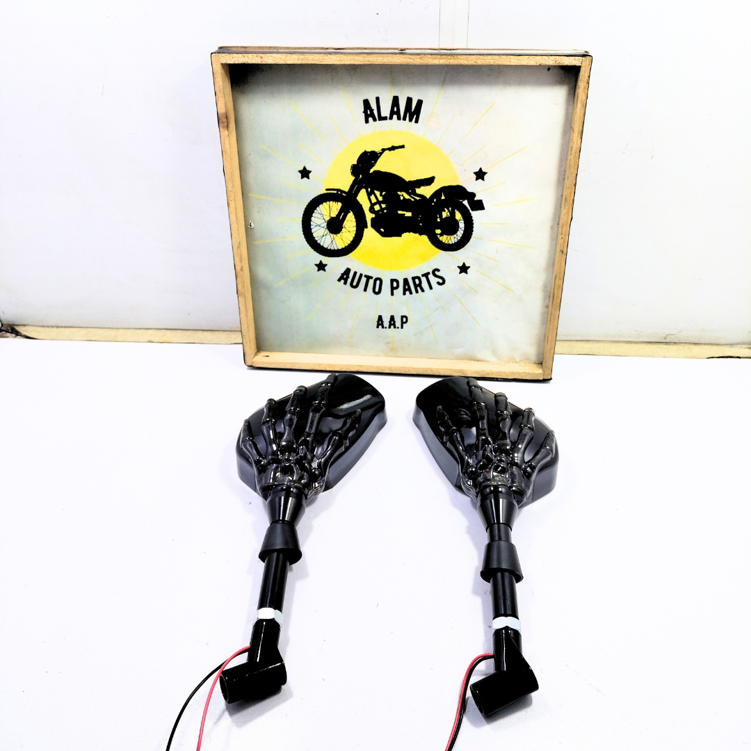 Skull LED Light Mirror
