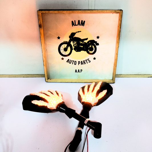 Skull LED Light Mirror