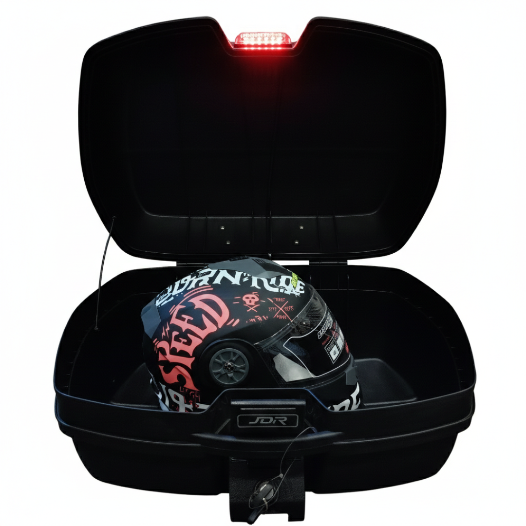 JDR 32 Litre Topbox for Bikes with Light