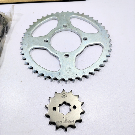 Thailand imported chain sprocket for Yamaha YBR-125
