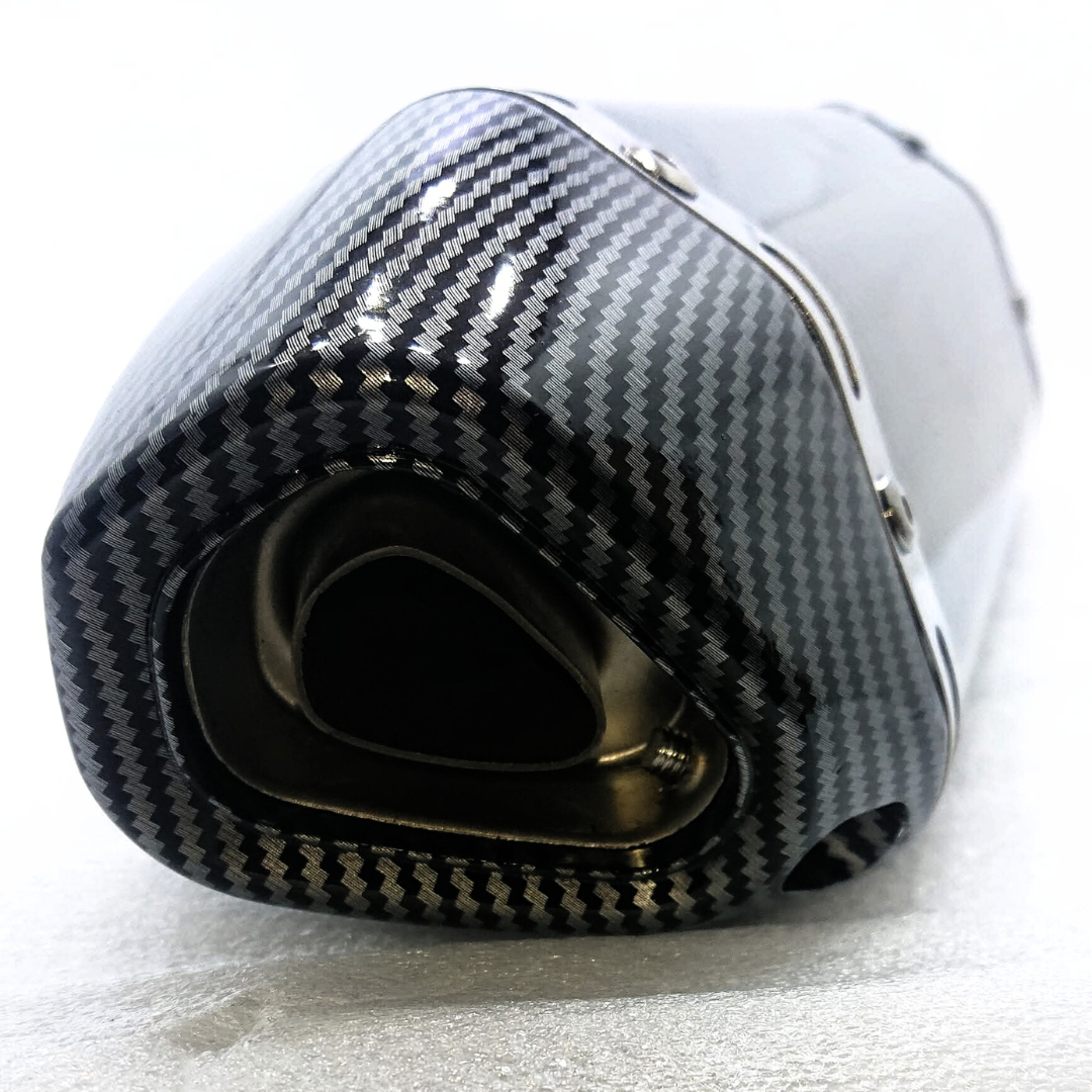 Akrapovic carbon fiber color exhaust for Bike
