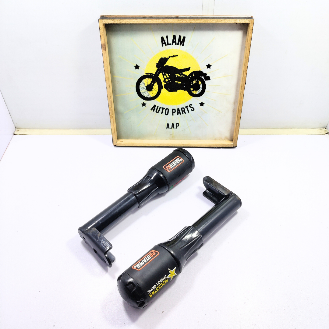 2-piece crash guard for bikes