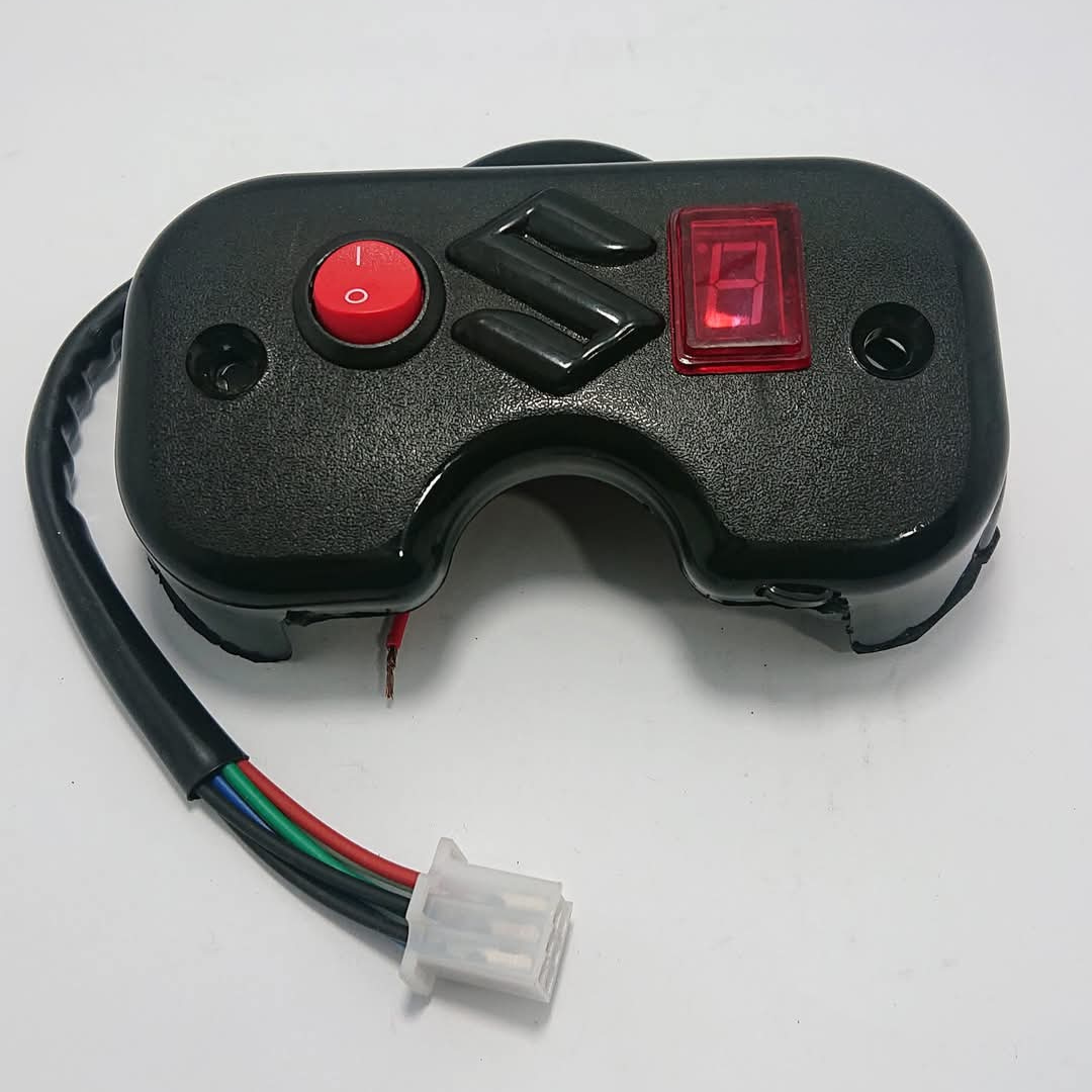 Switch cover with gear indicator for Suzuki GS-150