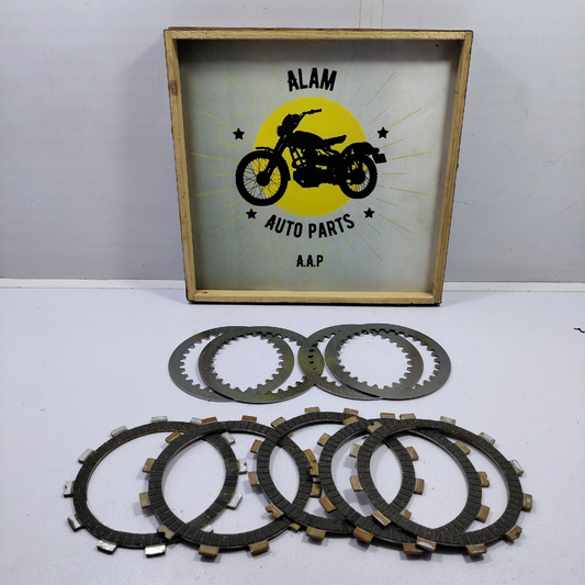 Clutch and pressure plates for the Suzuki GS-150