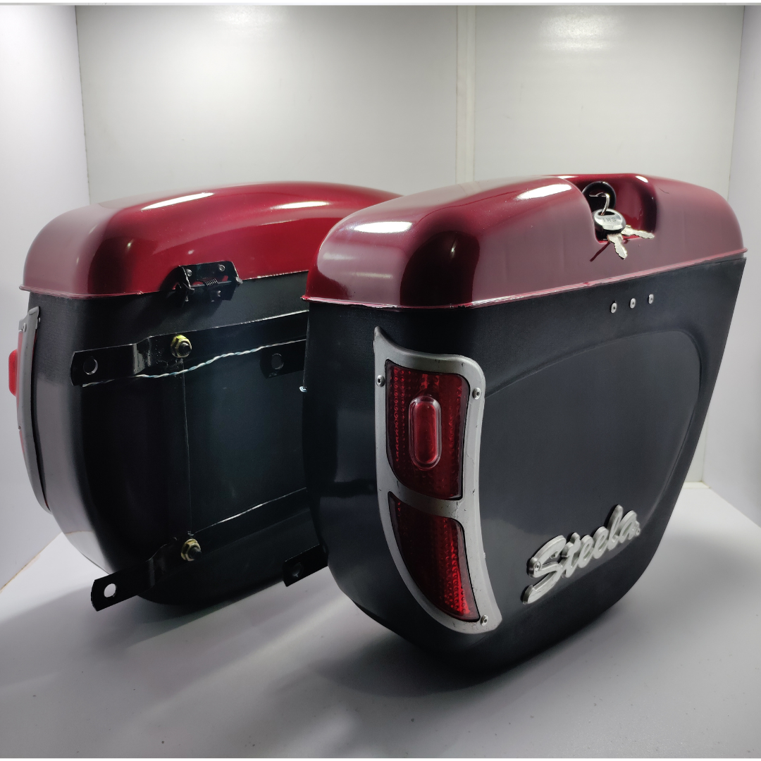 Steela side boxes pair for bikes
