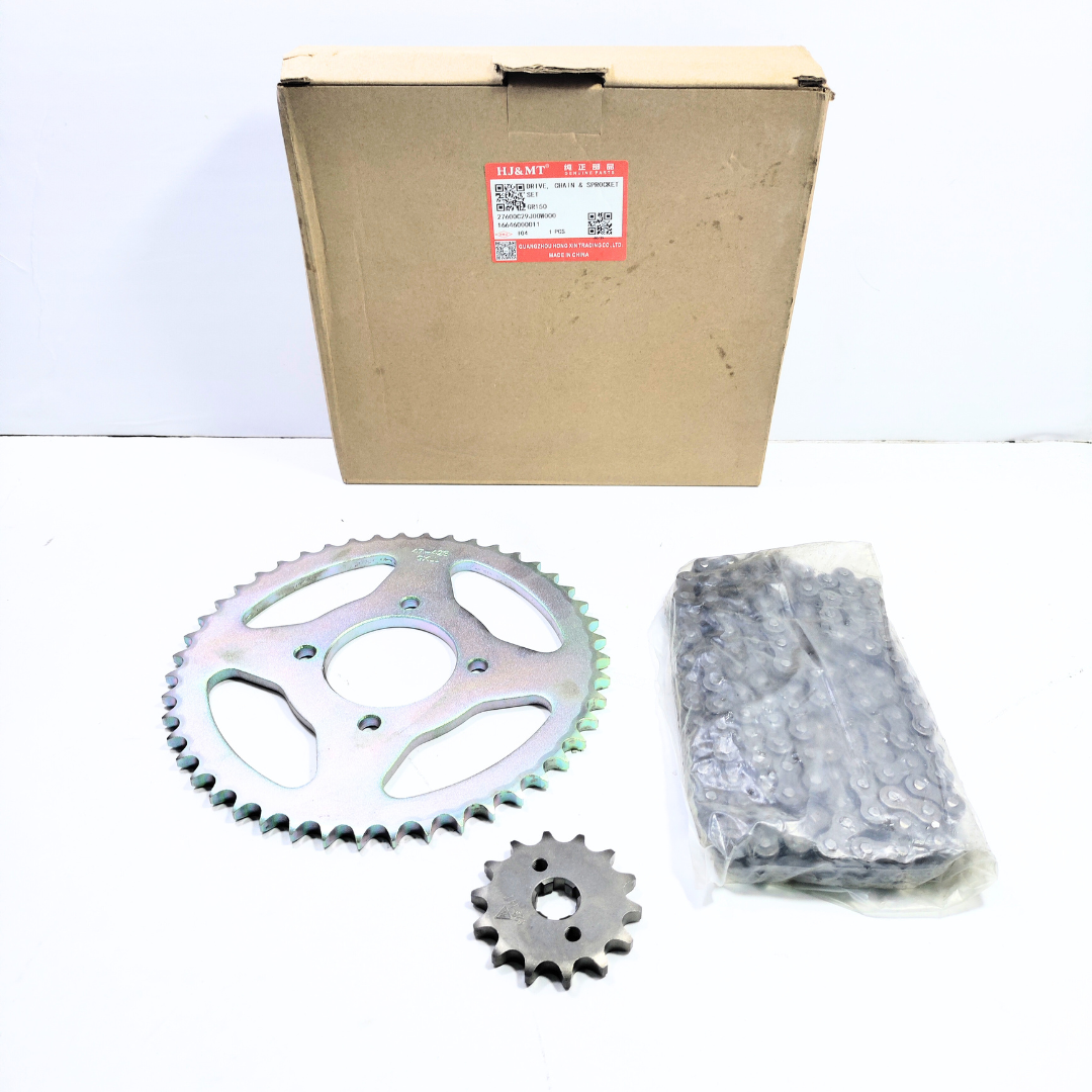 Haojue Chain Sprocket Set for Suzuki GR-150